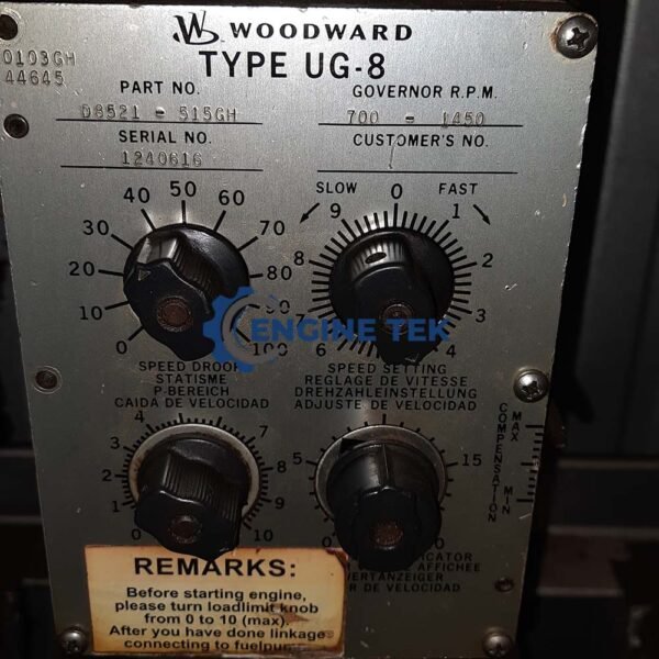 Woodward UG-8 (D8521-515GH) Governor