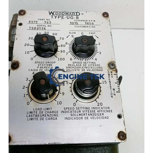 Woodward UG-8 (8522 363) Governor