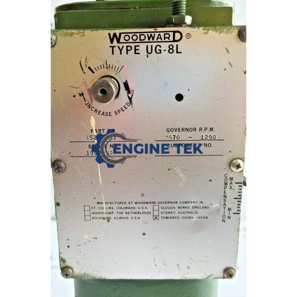 Woodward UG-8L (8524 607) Governor