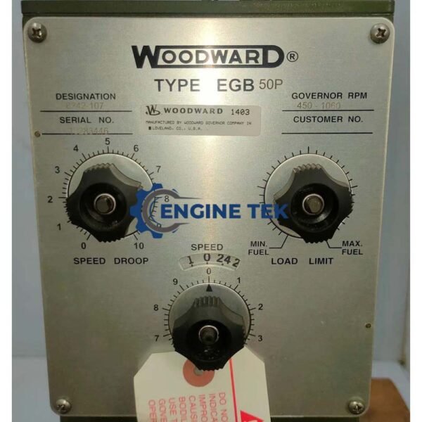 Woodward EGB 50 P Governor