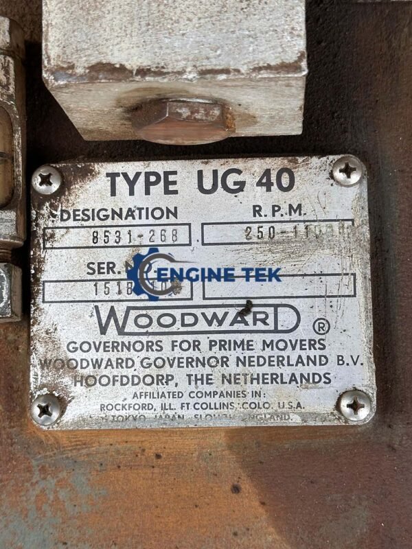 Woodward UG 40 (8531-268) Governor - Image 3