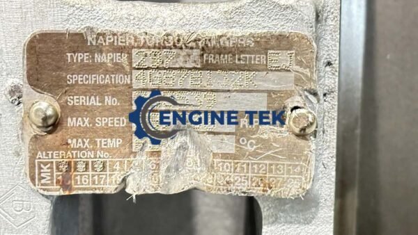 Napier 297 Turbocharger