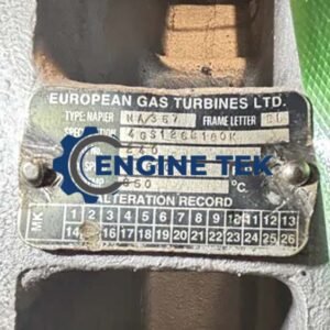European Gas Turbines NA/357 Turbocharger