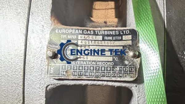 European Gas Turbines NA/357 Turbocharger
