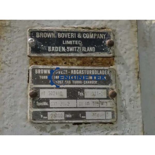 Brown Boveri & company VTR321-2H Turbocharger