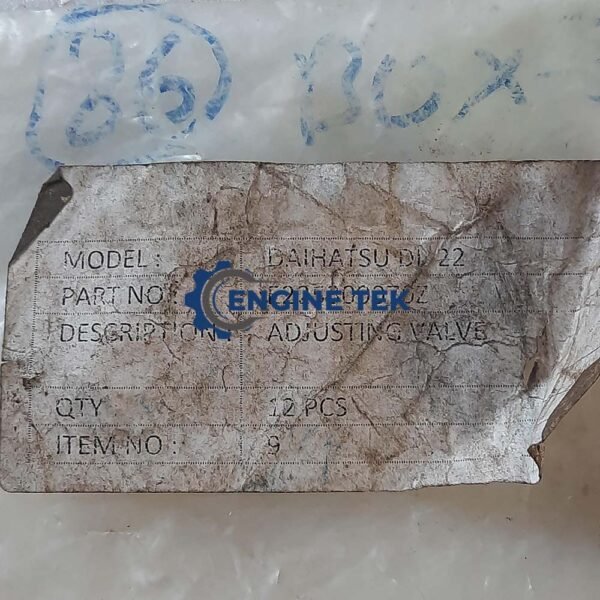 Daihatsu DL 22 Adjusting valve (E-225300070Z) - Image 5