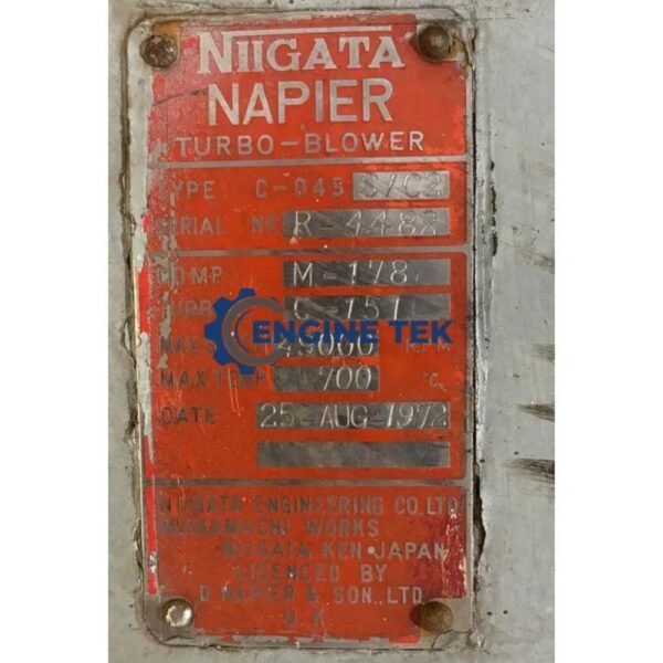 Napier C-045 S/C2 Turbocharger