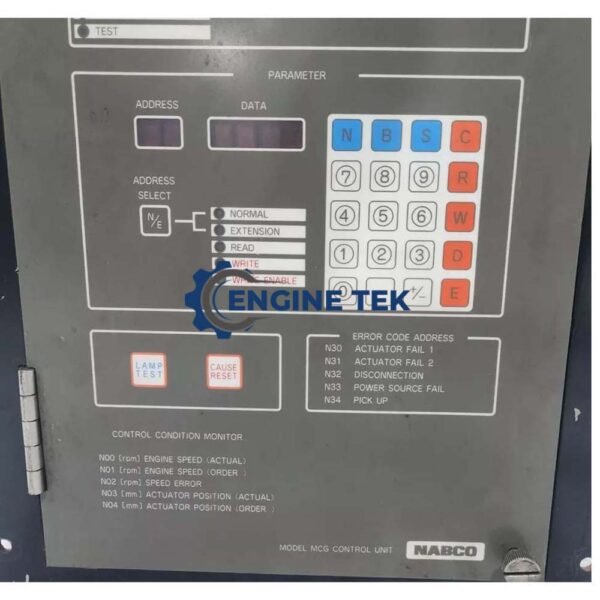 Nabco MG-800 MCG control unit governor system - Image 3