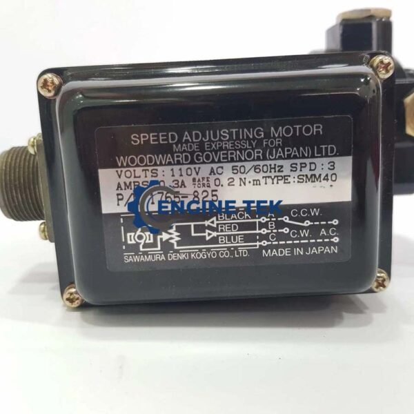 Woodward SMM40	(1765-825) Governor speed adjusting motor - Image 5