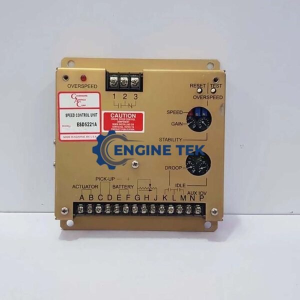 Governors America ESD5221A Speed control unit