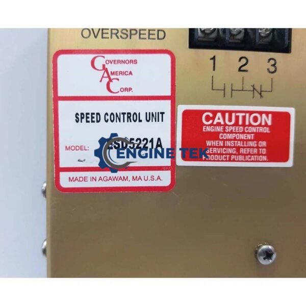 Governors America ESD5221A Speed control unit - Image 7