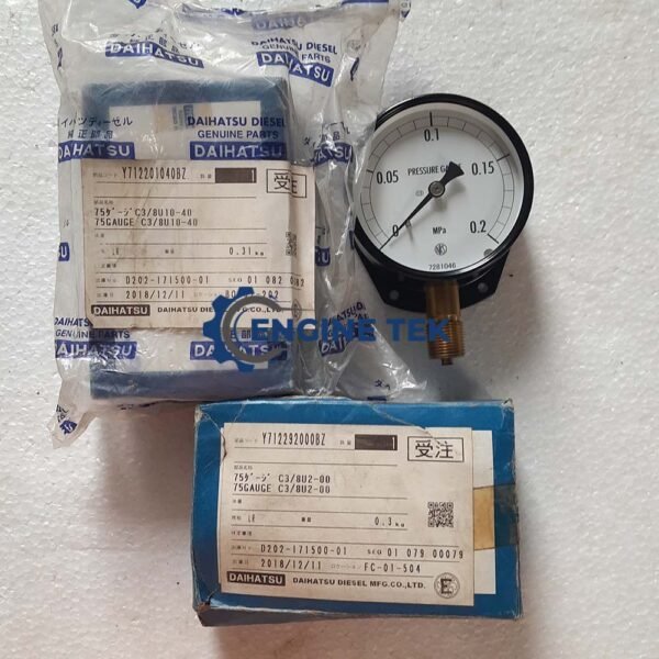 Daihatsu DL22 Pressure gauge 0to0.2 mpa (Y712292000BZ)