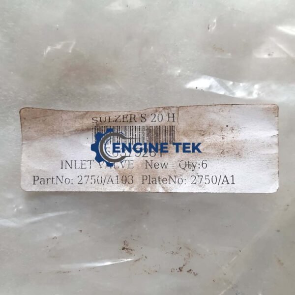 Sulzer S20H (2750/A103) Inlet valve - Image 6