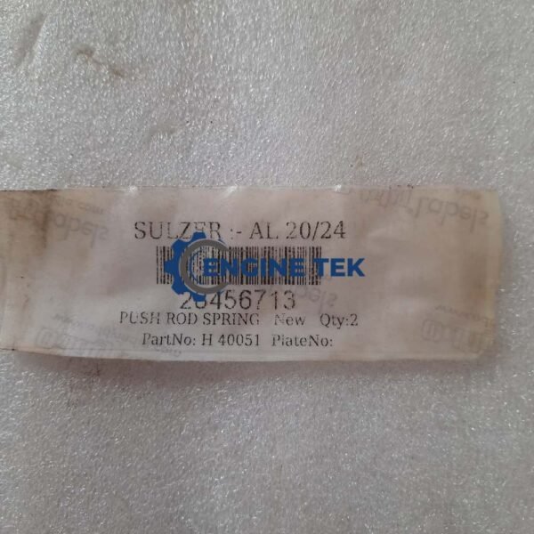 Sulzer 6AL20/24 (H40051) Push rod spring - Image 5