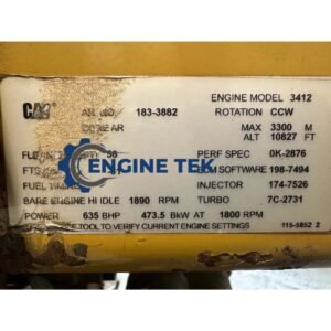 Caterpillar 3412 Diesel engine