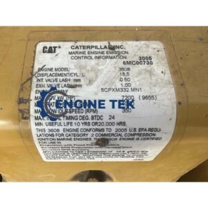 Caterpillar 3608 Marine engine