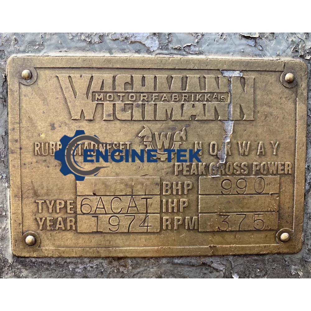 Wichmann 6ACAT Marine diesel engine