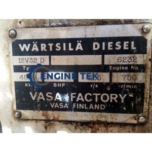 Wartsila 12V32D Diesel engine