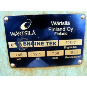 Wartsila 6FHD 240 Marine diesel engine
