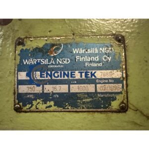 Wartsila 6R22HF Marine diesel engine