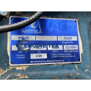 Wartsila W8L20 Marine engine