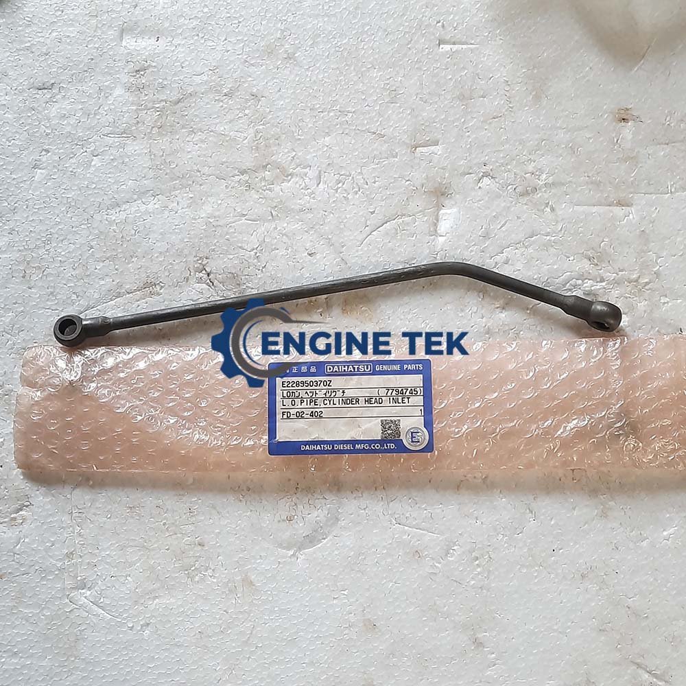 Daihatsu DL22 L.O pipe cylinder head inlet (E228950370Z)