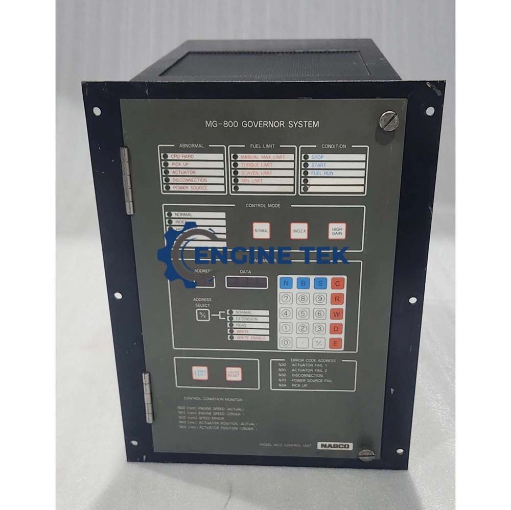Nabco MG-800 MCG control unit governor system