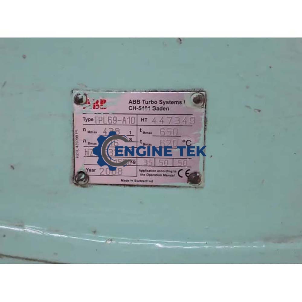 ABB	TPL69-A10 Turbocharger