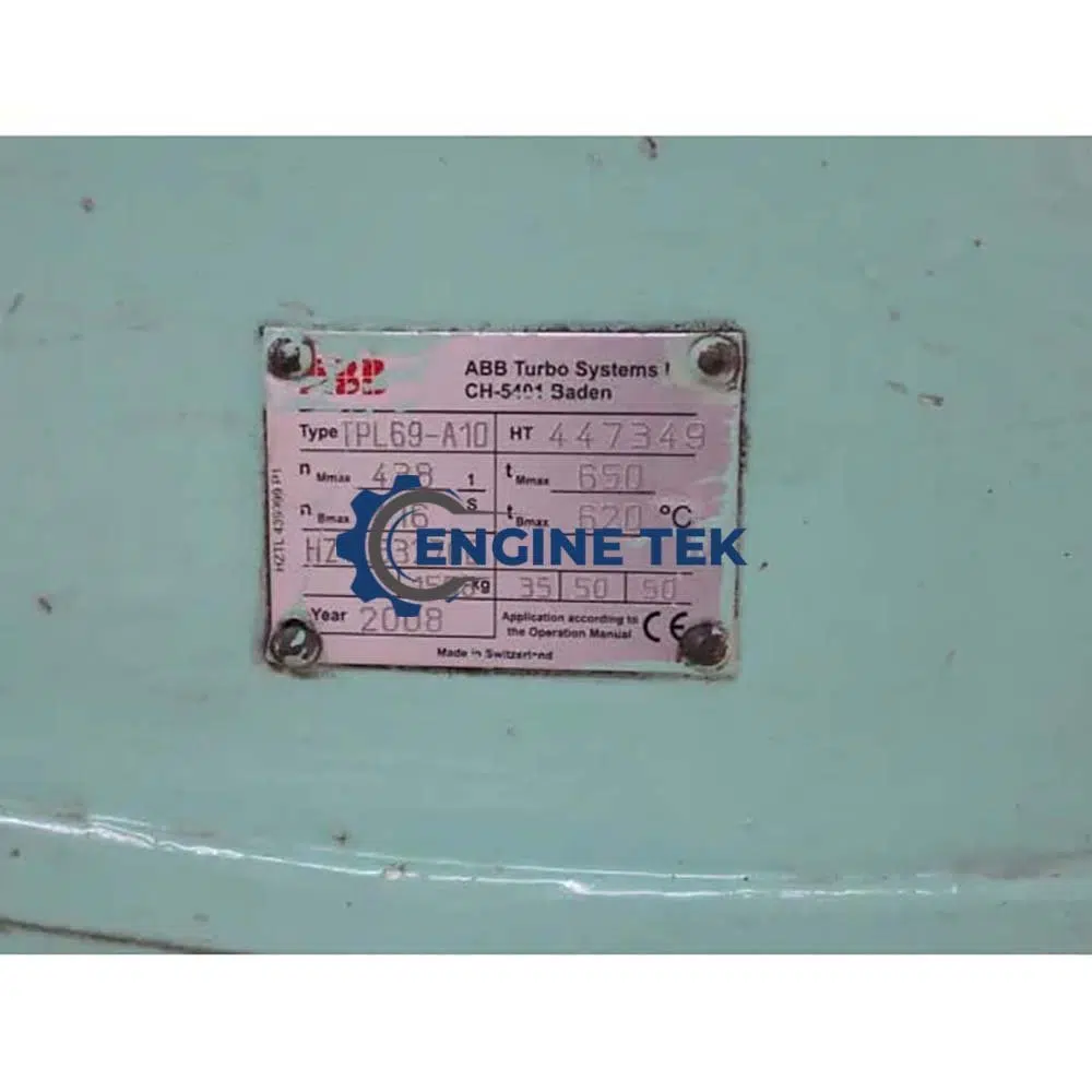 ABB TPL69-A10 Turbocharger