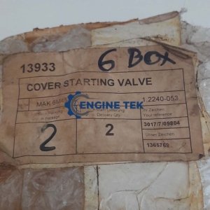 Mak 453C Cover starting valve (1.2240-053)