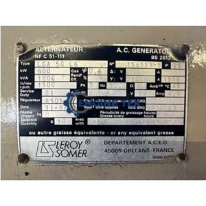 Leroy somer LSA 50 L6 Alternator