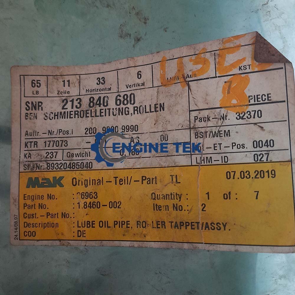 38-4.jpg Mak 453C Lube oil pipe (1.8460-002)