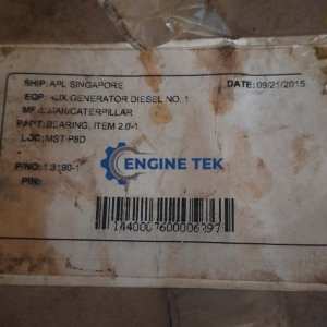Mak 453C Bearing for camshaft (1.3190-1)