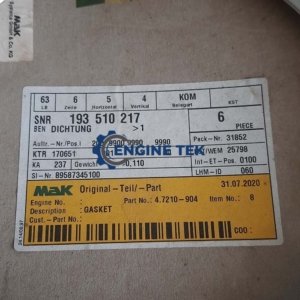 Mak 453C Gasket (4.7210-904)