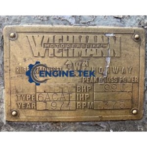 Wichmann 6ACAT Marine diesel engine