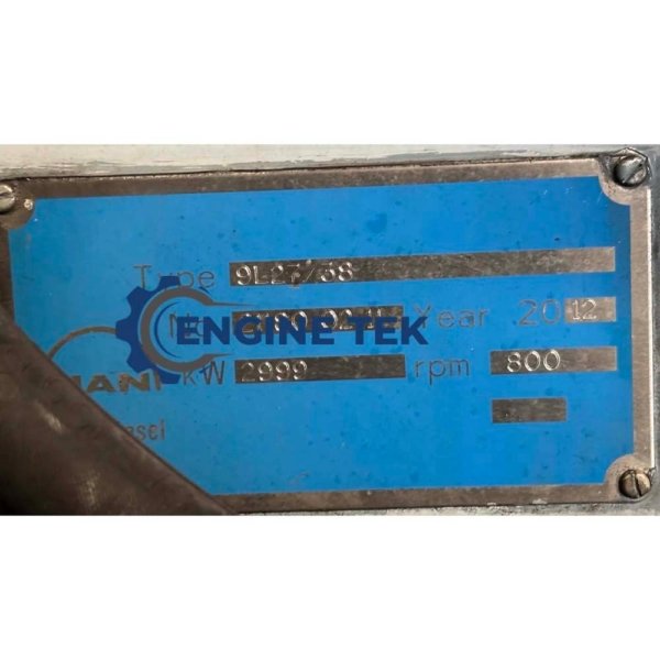 Buy MAN B&W 9L27/38 Engine Online | Maritek Solutions