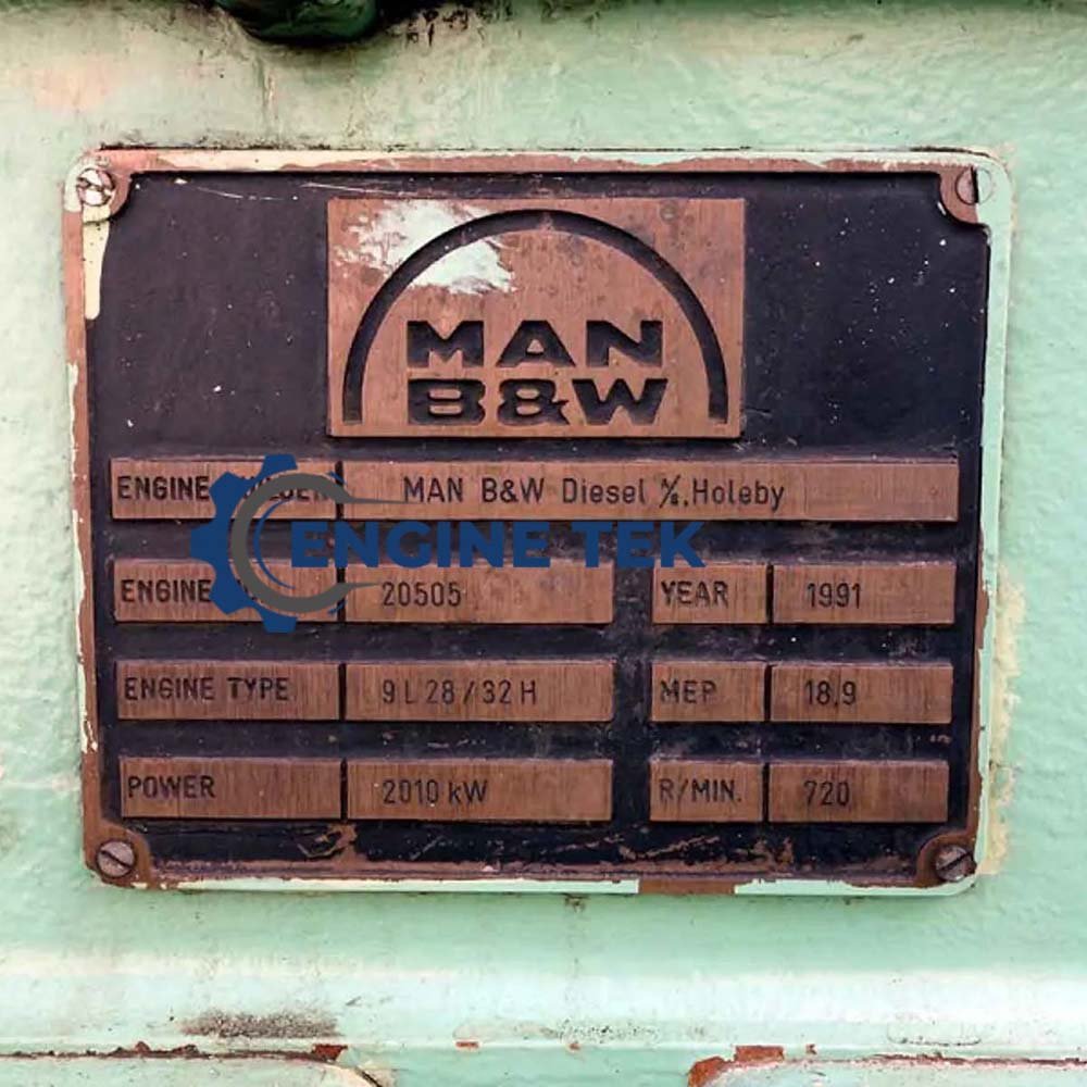 MAN B&W 9L28/32H Diesel engine
