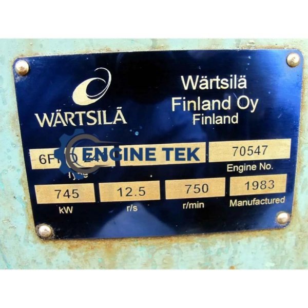 Buy Wartsila 6FHD 240 Marine diesel engine Online | Engine Tek