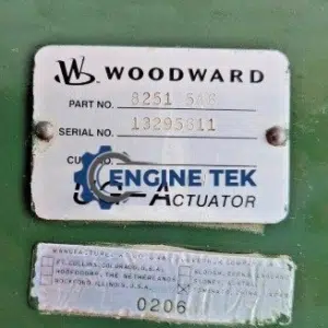 Woodward UG-A (8251-546) Actuator